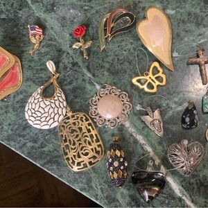 Assorted Brooch and Pendant Collection